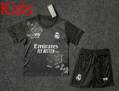 2024-2025 Y3 Real Madrid Black Kids/Youth Soccer Uniform-GB