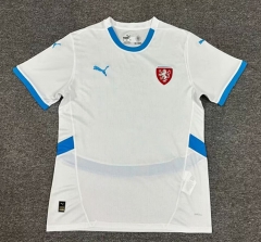 2024-2025 Czech Republic Away White Thailand Soccer Jersey AAA-512