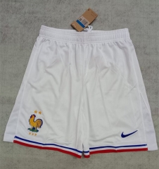2024-2025 France Home White Thailand Soccer Shorts