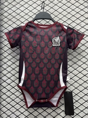 2024-2025 Mexico Home Dark Red Baby Soccer Uniform-CS