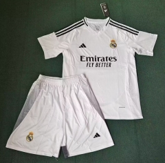2024-2025 Real Madrid Home White Soccer Uniform-3454