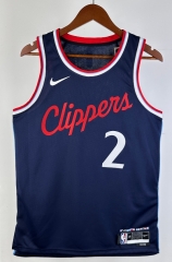 2025 Los Angeles Clippers Away Navy Blue #2 NBA Jersey-311