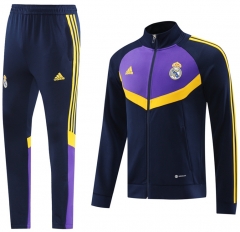 2024-2025 Real Madrid Royal Blue Thailand Soccer Jacket Uniform-LH