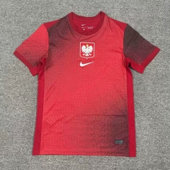 2024-2025 Poland Away Red Thailand Soccer Jersey AAA-512