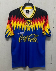 Retro Version 1995 Club America Away Blue Thailand Soccer Jersey AAA-811