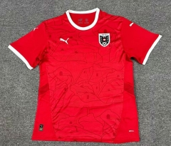 2024-2025 Austria Home Red Thailand Soccer Jersey AAA-512