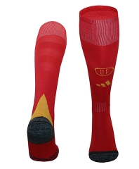 2024-2025 Spain Home Red Thailand Soccer Socks
