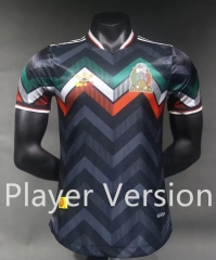 (S-3XL) Player Version 2024-2025 Special Version Mexico Black Thailand Soccer Jersey AAA-518