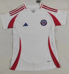 2024-2025 Chile Away White Thailand Women Soccer Jersey AAA-708