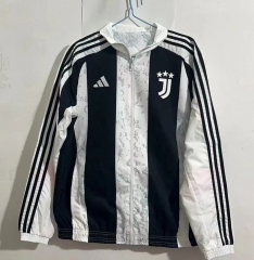 2024-2025 Juventus Black&White Double-Sided Wear Thailand Trench Coats-0255