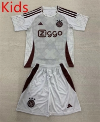 2024-2025 Concept Version Ajax Gray Kid/Youth Soccer Uniform-AY