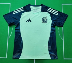 (S-3XL) 2024-2025 Mexico Green Thailand Training Soccer Jersey AAA-912