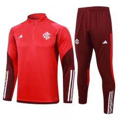 2024-2025 Brazil SC Internacional Red Thailand Soccer Tracksuit-815