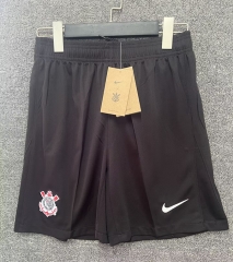 2024-2025 Corinthians Home Black Thailand Soccer Shorts-718