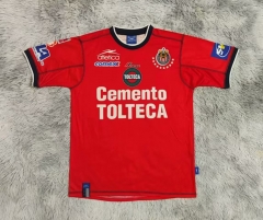Retro Version 02-03 Deportivo Guadalajara Away Red Thailand Soccer Jersey AAA-9755