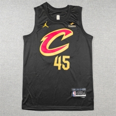 Cleveland Cavaliers Black #45 NBA Jersey-1380