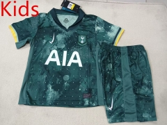 2024-2025 Tottenham Hotspur 2nd Away Green Kids/Youth Soccer Uniform-507