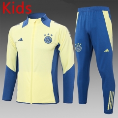 2024-2025 Ajax Yellow Kids/Youth Soccer Jacket Uniform-815