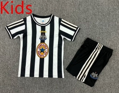Retro Version 97-99 Newcastle United Home Black&White Kids/Youth Soccer Uniform-7809