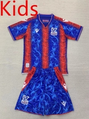 2024-2025 Crystal Palace Home Red&Blue Kid/Youth Soccer Uniform-AY