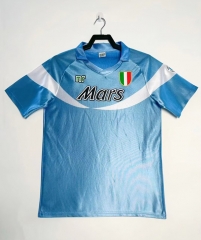 Retro Version 90-91 Napoli Home Blue Thailand Soccer Jersey AAA-811