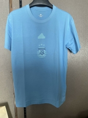 2024-2025 Argentina Blue Cotton T-shirt-7411