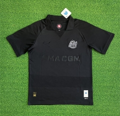 (S-4XL) 125th Anniversary Olympique de Marseille Black Thailand Sccer Jersey AAA-403