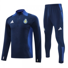 2024-2025 Al-Nassr FC Royal Blue Thailand Soccer Tracksuit-4627