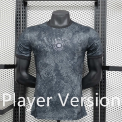 Player Version 2025-2026 Special Version Argentina Black&Gray Thailand Training Soccer Jersey-888