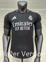 Player Version 2025-2026  Real Madrid Black Thailand Soccer Jersey AAA-7035