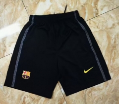 Retro Version 11-12 Barcelona 2nd Away Black Thailand Soccer Shorts-7209