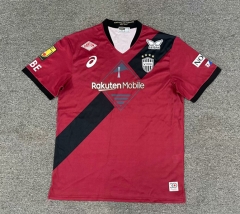 (S-4XL) 2025-2026 Vissel Kobe Home Red Thailand Soccer Jersey AAA-512