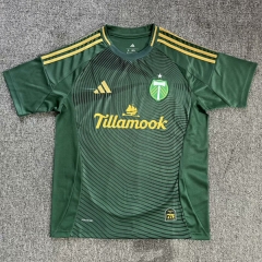 (S-4XL) 2025-2026 Portland Timbers Home Green Thailand Soccer Jersey AAA-7810