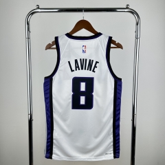 2024 Sacramento Kings Home White  #8 NBA Jersey-311