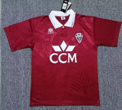 Retro Version 94-95  Albacete Balompié  Away Red Thailand Soccer Jersey AAA-0141