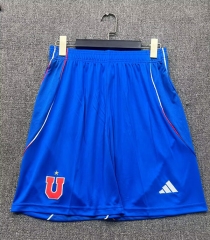 25-26  Universidad de Chile  Home Blue Thailand Soccer Shorts-2886