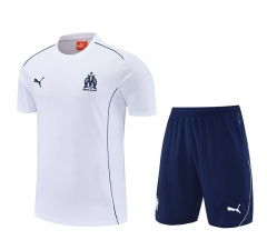 2025-2026 Olympique de Marseille White Thailand Soccer Uniform-4627