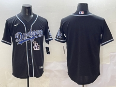 2025 3rd Generation Fashion Version Los Angeles Dodgers Black MLB Jersey (Different Styles)-0840