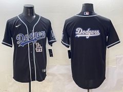 2025 3rd Generation Fashion Version Los Angeles Dodgers Black MLB Jersey (Style 8)-0840
