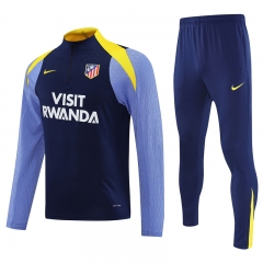 Player Version 2025-2026 Atletico Madrid Royal Blue Thailand Soccer Tracksuit-7411