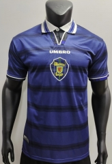 Retro Version 98-00 Scotland Home Blue Thailand Soccer Jersey-3685