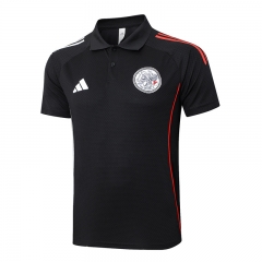 2025-2026 Ajax Black Thailand Polo Shirt-815