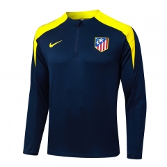 2025-2026 Atletico Madrid Royal Blue Thailand Soccer Tracksuit-815
