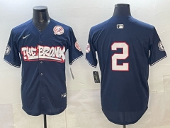(Logo 3) New York Yankees 4th Generation Joint Version #2 Royal Blue MLB Jersey-0840