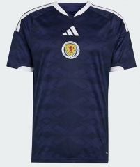(S-4XL) 26-27 Scotland Home Royal Blue Thailand Soccer Jersey AAA-8025