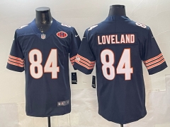 (Logo 1) Chicago Bears Royal Blue #84 NFL Jersey-0840