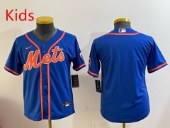 New York Mets Blue Kids MLB Jersey-0840