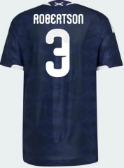 (S-4XL) 26-27 Scotland Home Royal Blue (ROBERTSON #3) Thailand Soccer Jersey AAA