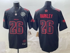 Philadelphia Eagles 4 Generations Black #26 NFL Jersey-0840