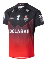 (S-7XL) 2026 Crusader Home Red&Black Thailand Rugby Jersey